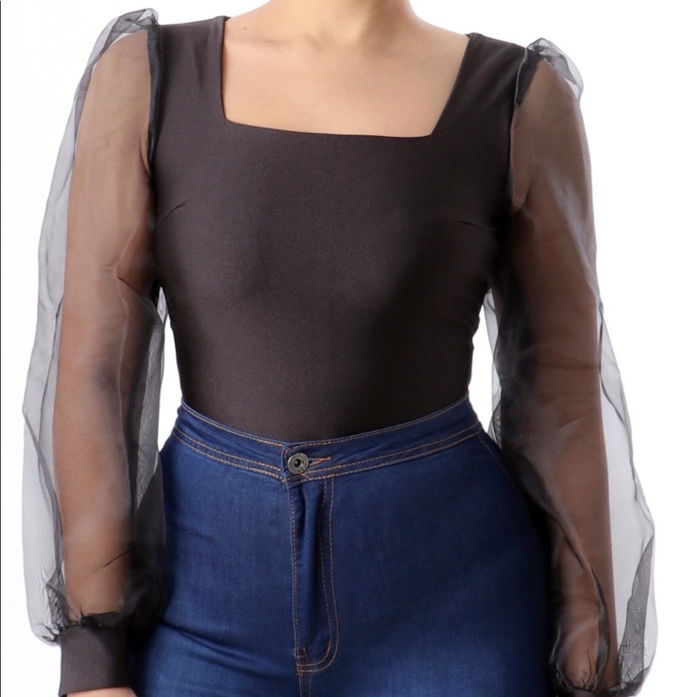 Black Mesh BodySuit